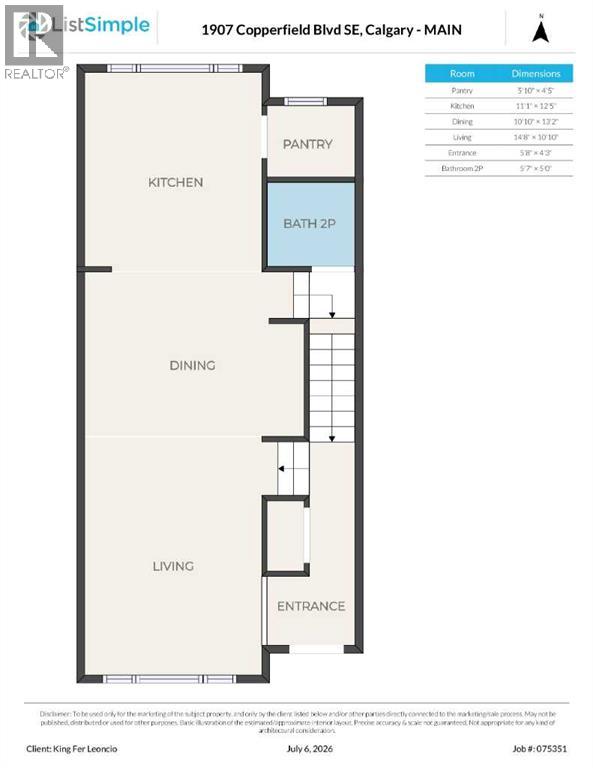 Main Level - Floor Plan