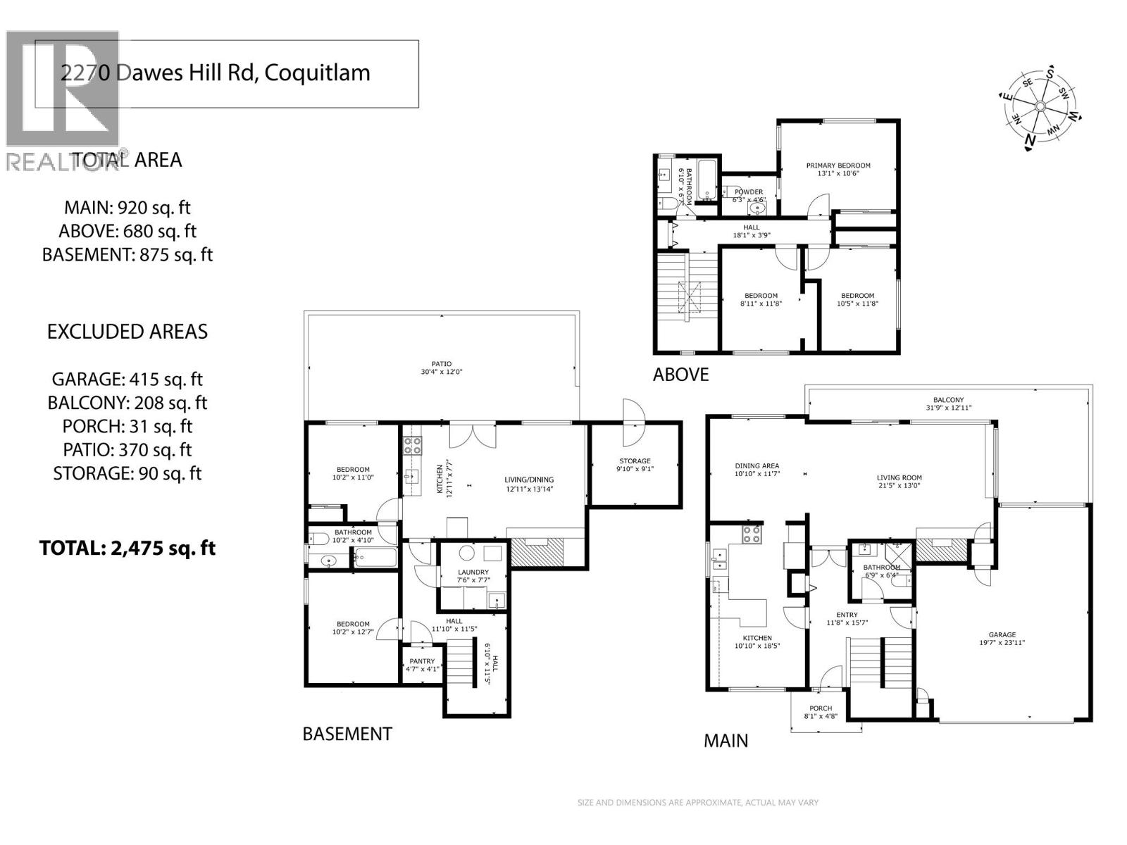 2270 DAWES HILL ROAD, Coquitlam