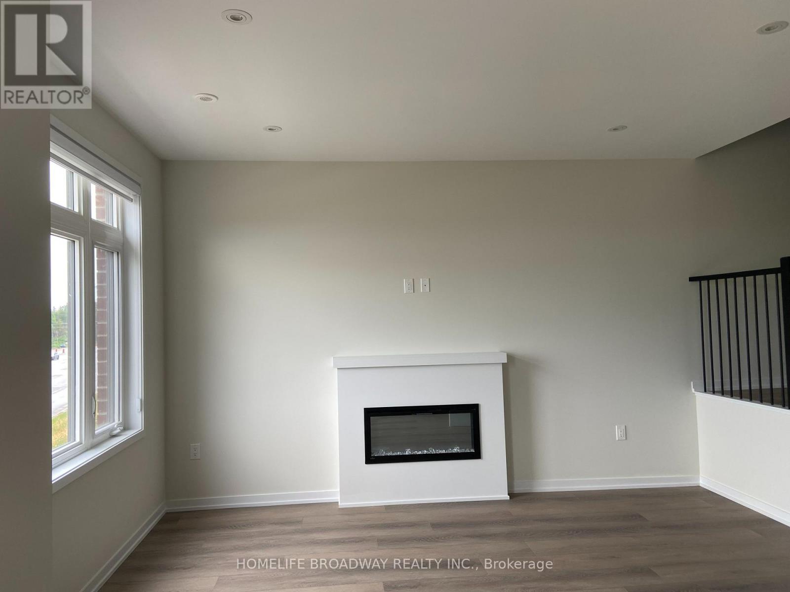 living room with fireplace
