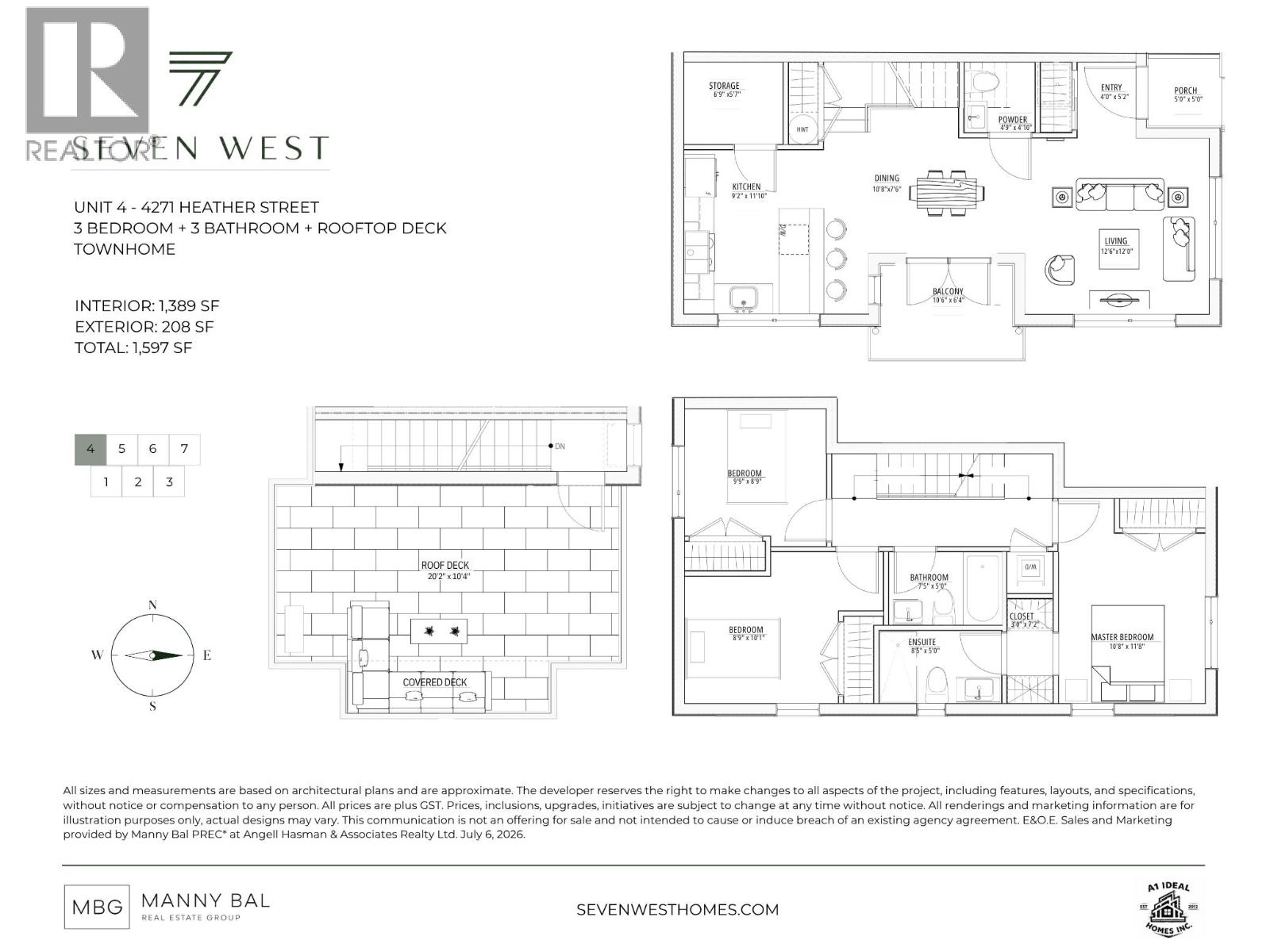 4 4271 HEATHER STREET, Vancouver