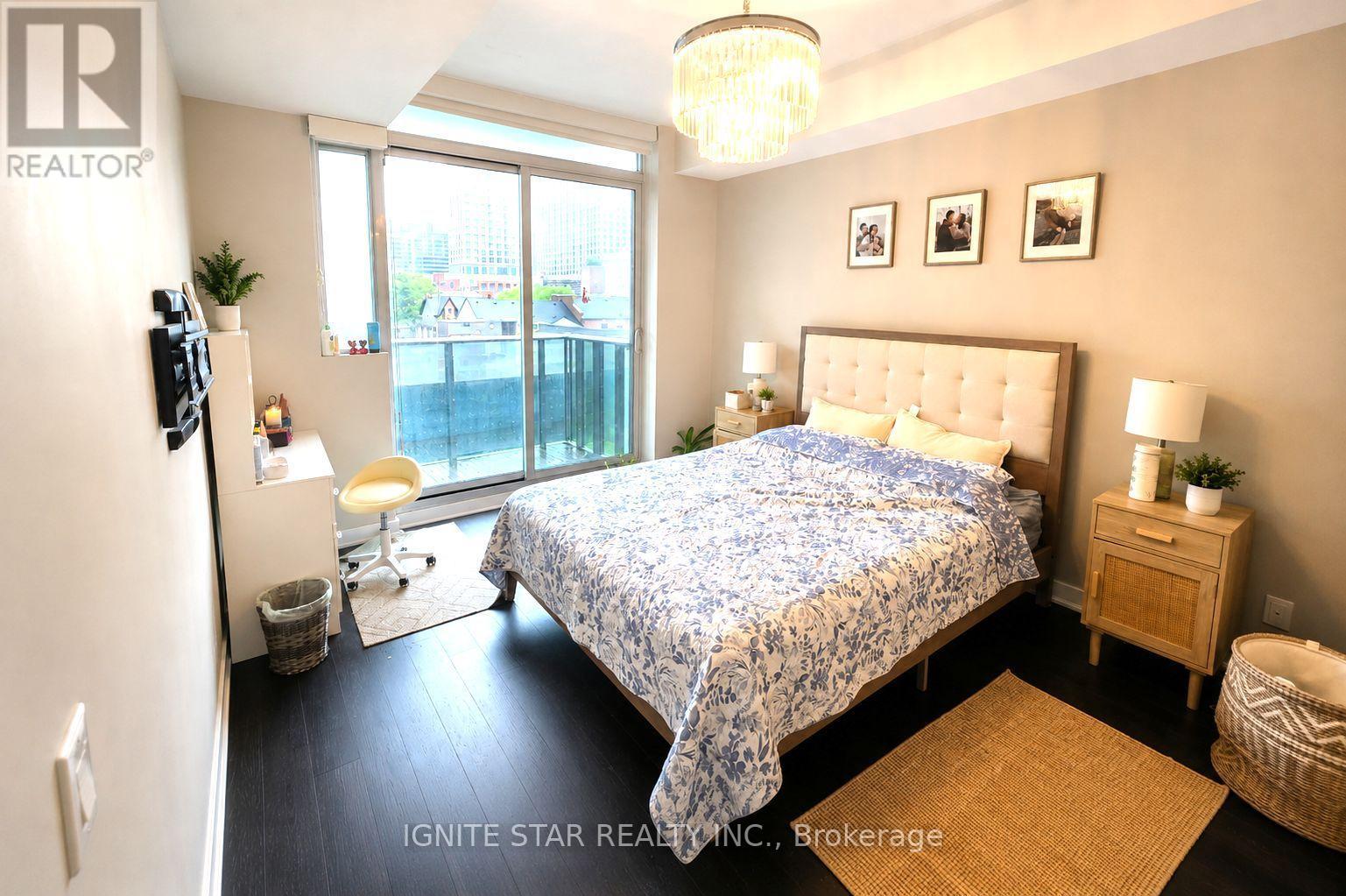 Bedroom-walk out to balcony