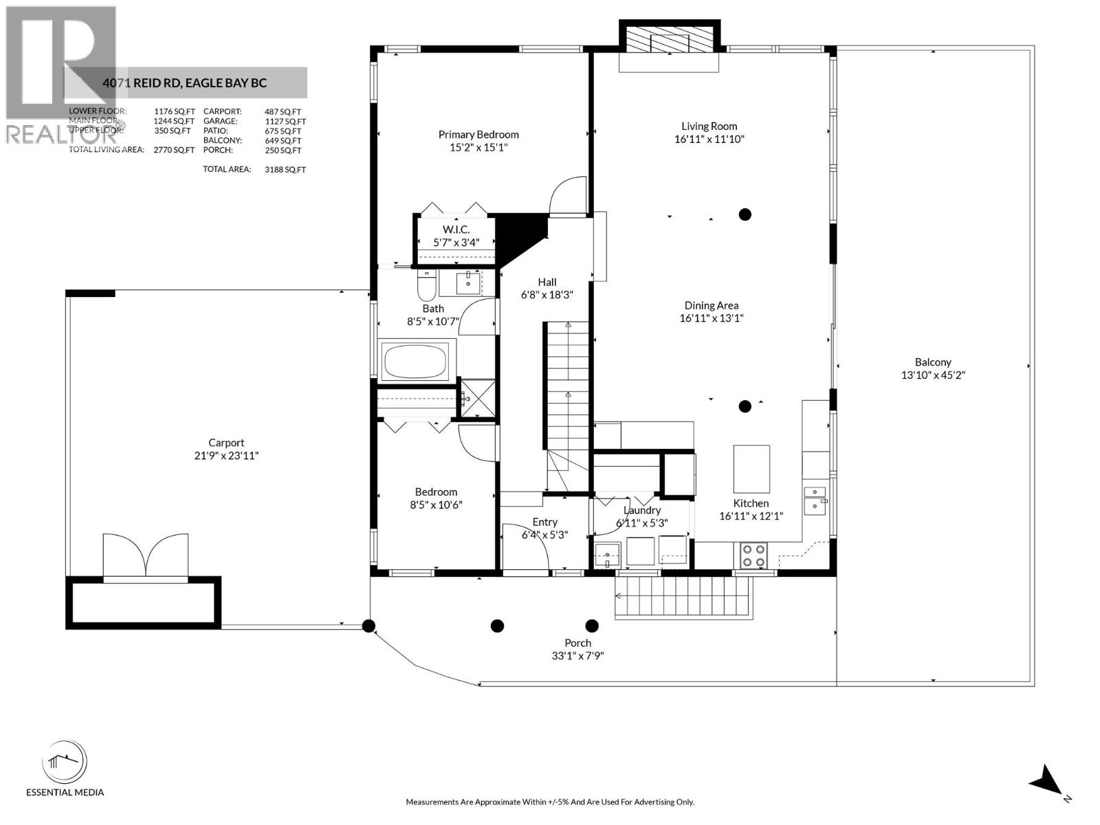 4071 REID Road, Eagle Bay