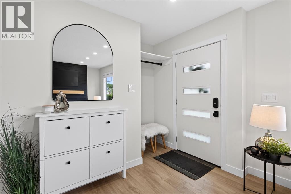 Front foyer with shoe storage and cute coat area