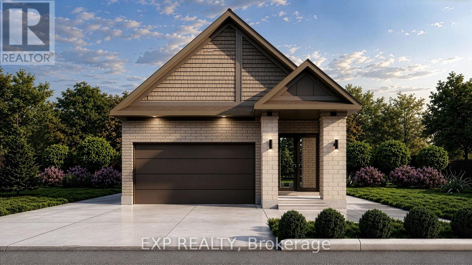 Exterior rendering is an artist's interpretation
