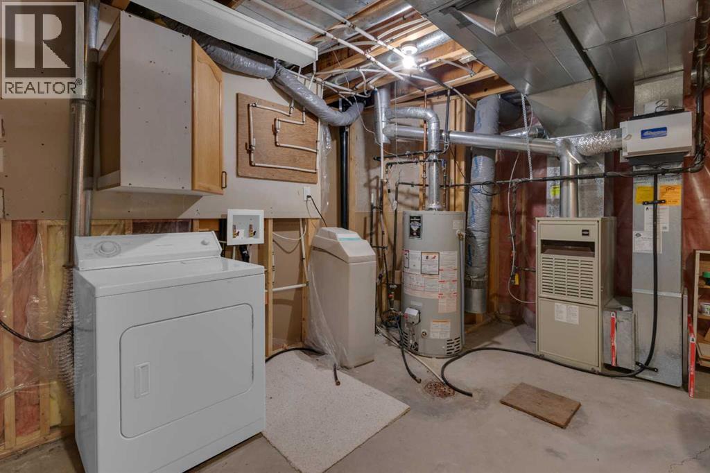 lower laundry area