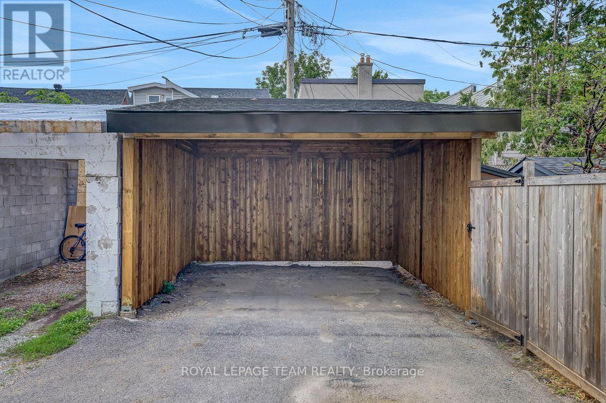 Property has the legal right to covered carport.