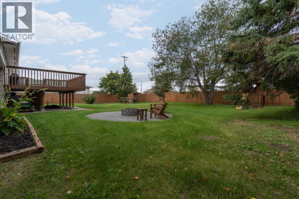 Fenced yard