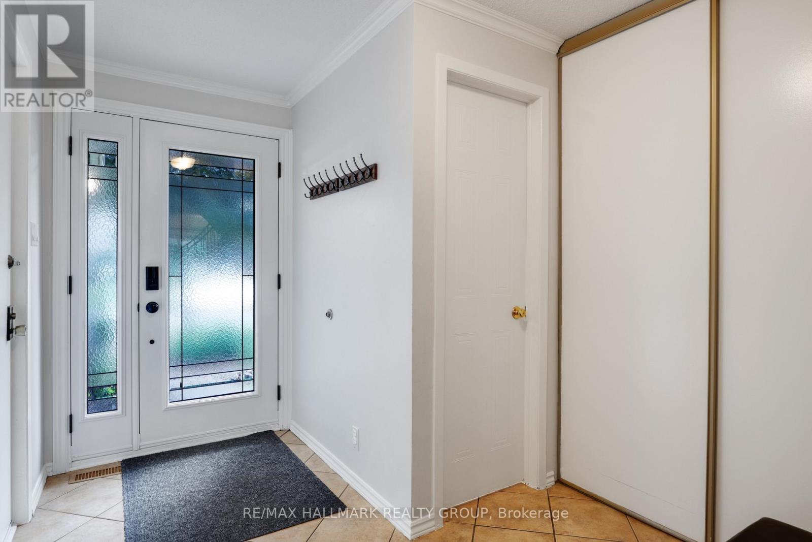 ENTRANCE | door & sidelight opens, powder room