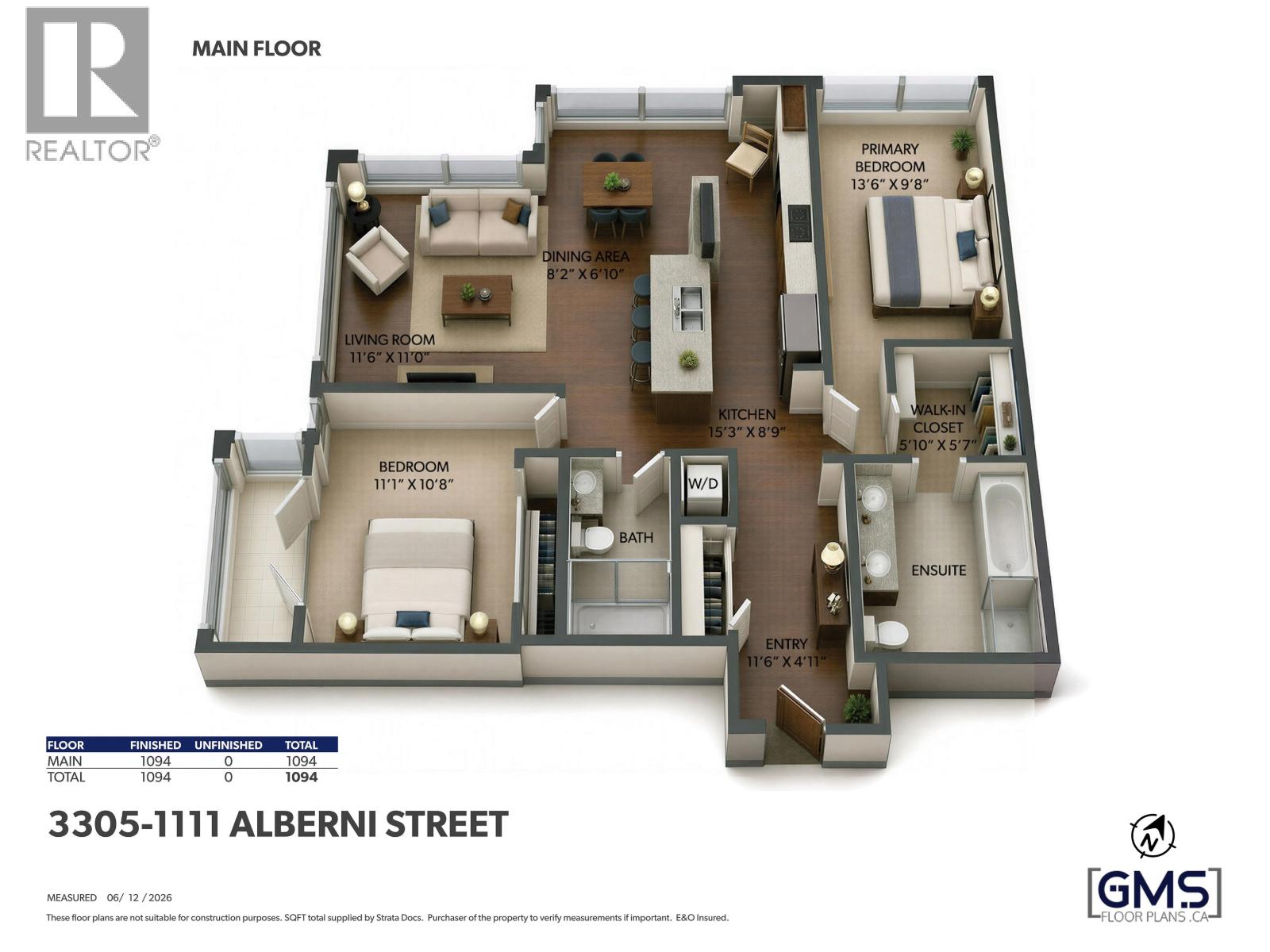 2 Bed, 2 Bath House for Sale in Vancouver – 3305 1111 ALBERNI STREET, Vancouver – MLS# R3140732 - Image 33