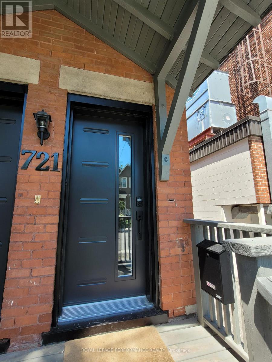 Front entrance to unit C