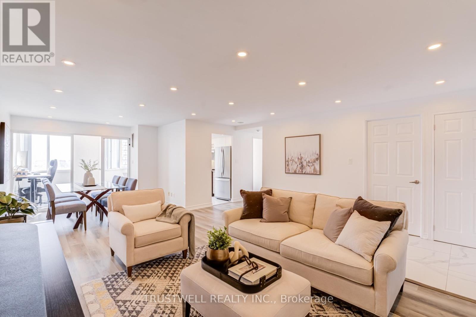Living Area with Luxury Vinyl Laminate Flooring