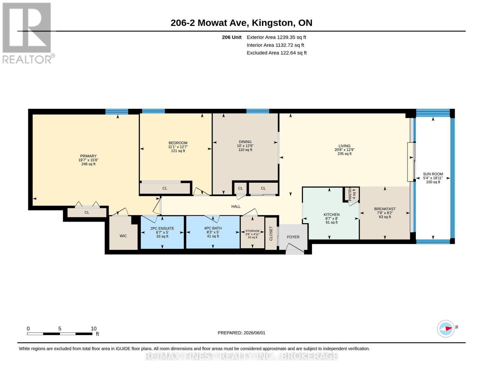 #206 2 MOWAT AVENUE - 37