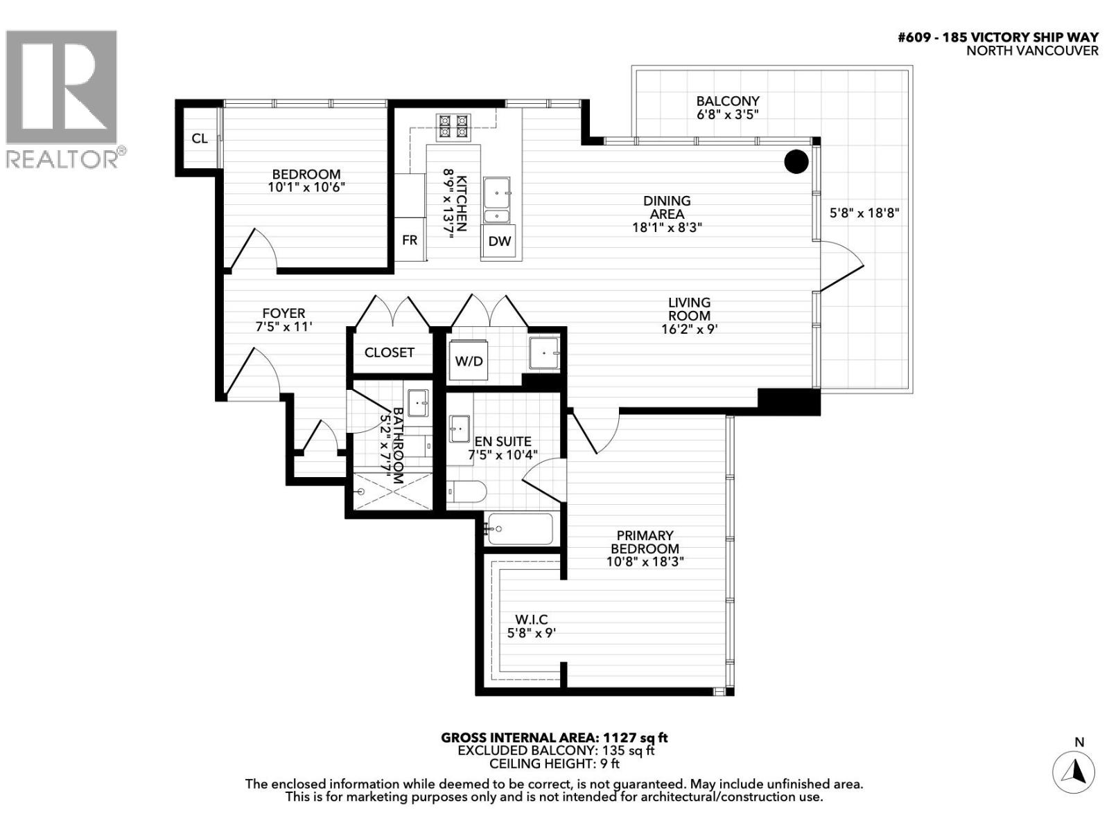 609 185 VICTORY SHIP WAY, North Vancouver
