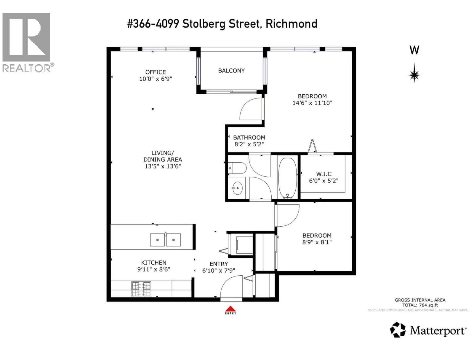 2 Bed, 1 Bath Apartment for Sale in Richmond – 366 4099 STOLBERG STREET, Richmond – MLS# R3145585 - Image 36