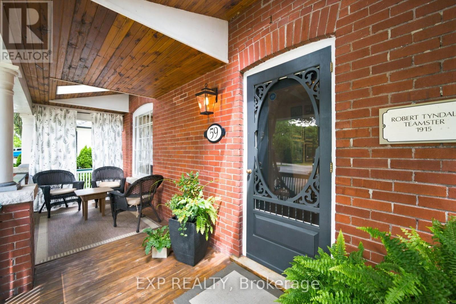 Covered Verandah with skylights
