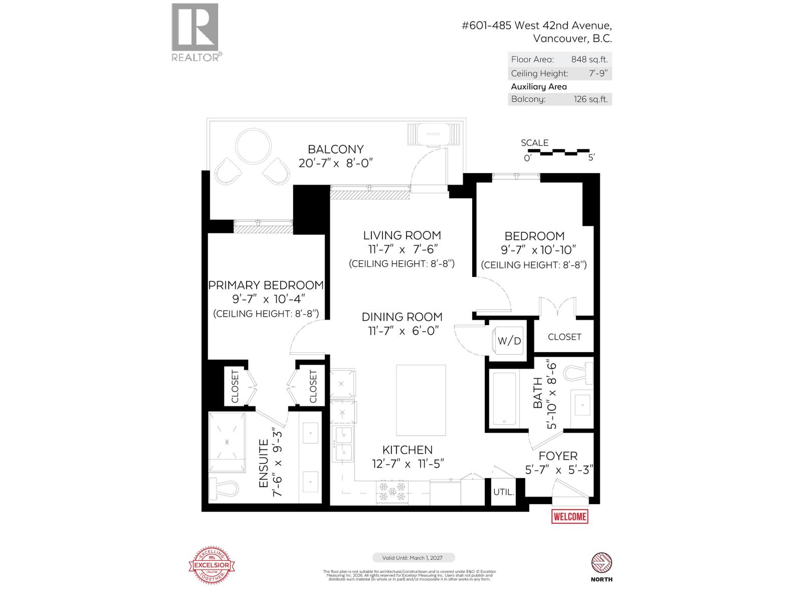 2 Bed, 2 Bath Apartment for Sale in Vancouver – 601 485 W 42ND AVENUE, Vancouver – MLS# R3145434 - Image 18