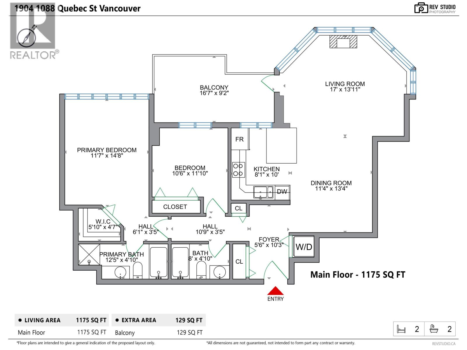 2 Bed, 2 Bath House for Sale in Vancouver – 1904 1088 QUEBEC STREET, Vancouver – MLS# R3145621 - Image 33