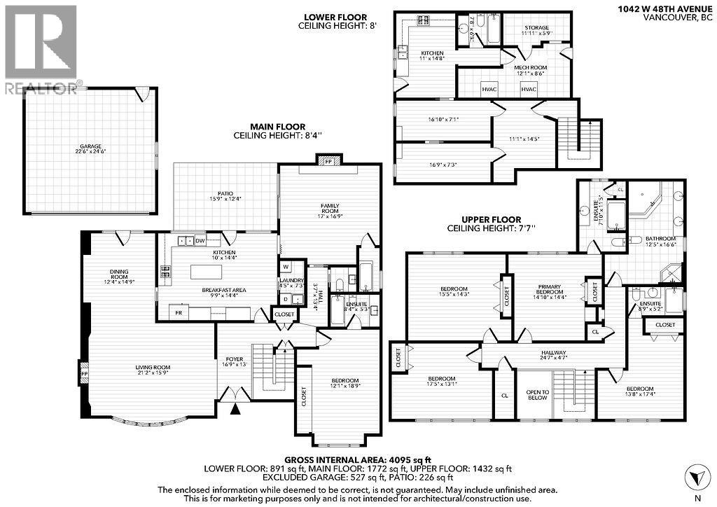 5 Bed, 5 Bath House for Sale in Vancouver – 1042 W 48TH AVENUE, Vancouver – MLS# R3146060 - Image 16
