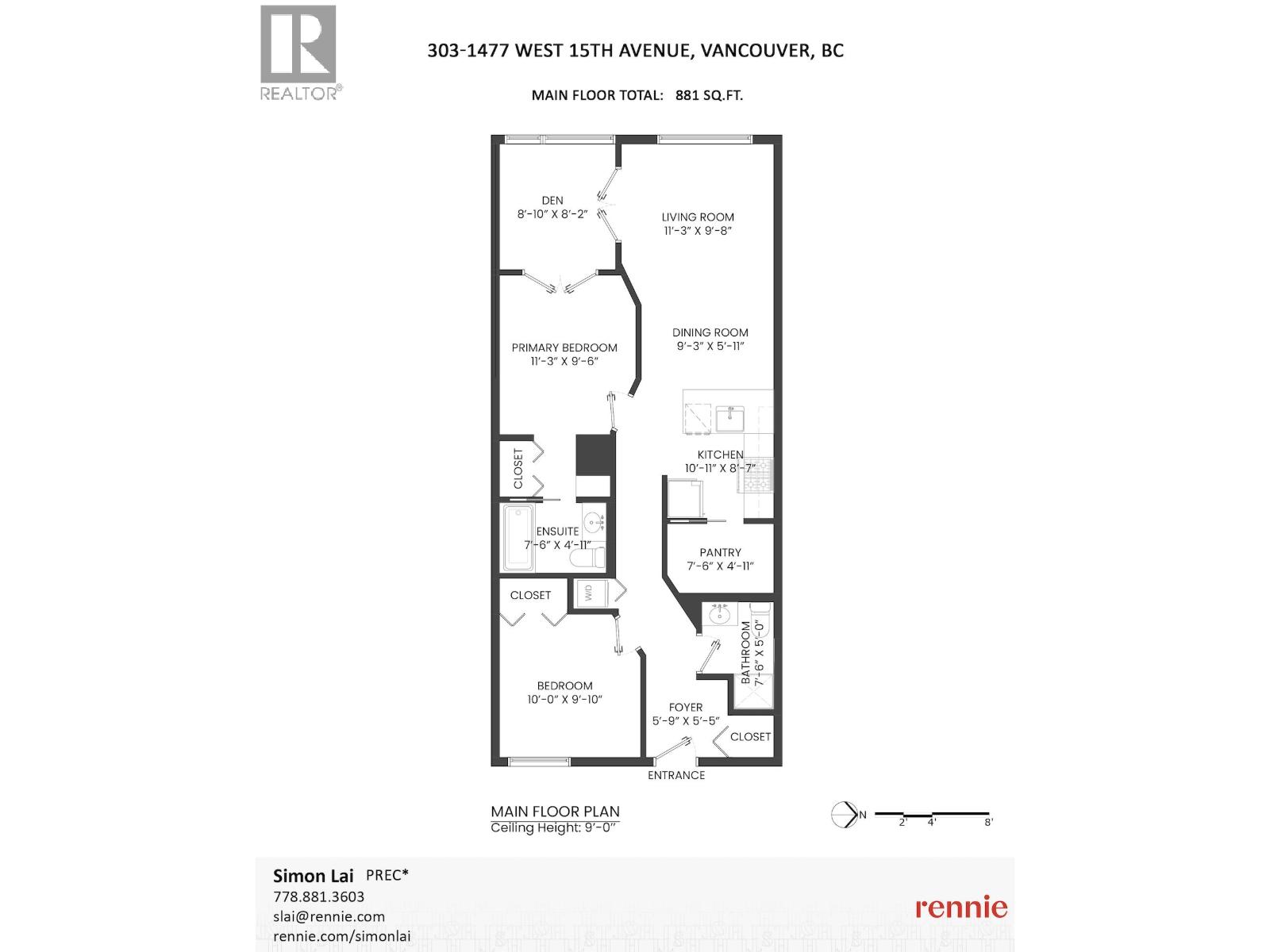 2 Bed, 2 Bath Apartment for Sale in Vancouver – 303 1477 W 15TH AVENUE, Vancouver – MLS# R3145397 - Image 39