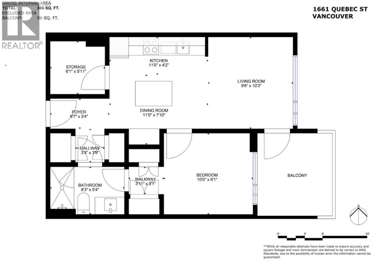 1 Bed, 1 Bath House for Sale in Vancouver – 1402 1661 QUEBEC STREET, Vancouver – MLS# R3146529 - Image 42