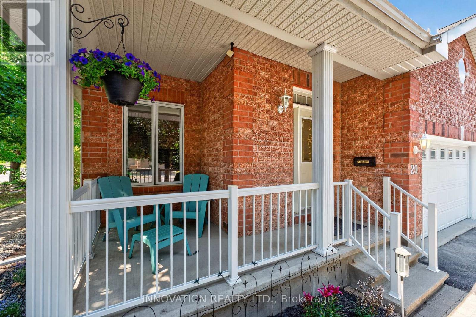 Welcoming front porch