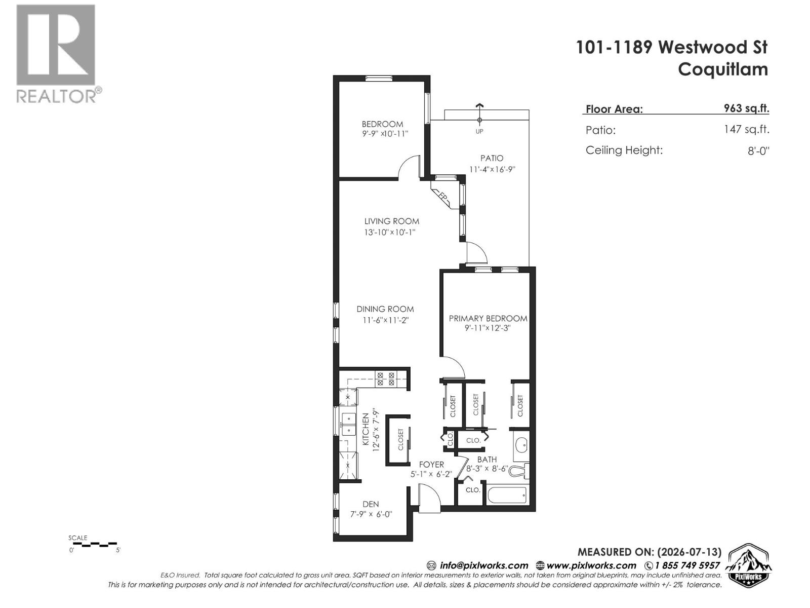 2 Bed, 1 Bath Apartment for Sale in Coquitlam – 101 1189 WESTWOOD STREET, Coquitlam – MLS# R3146546 - Image 28