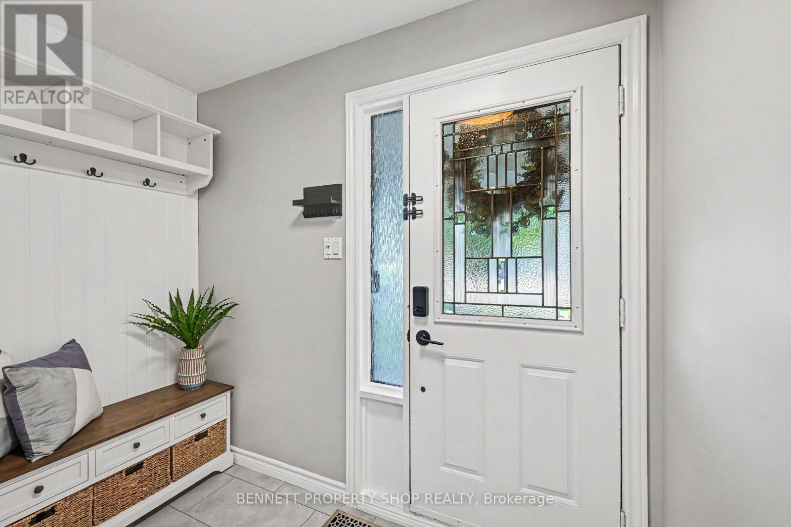 Large Foyer Custom Storage Luxury Vinyl Flooring