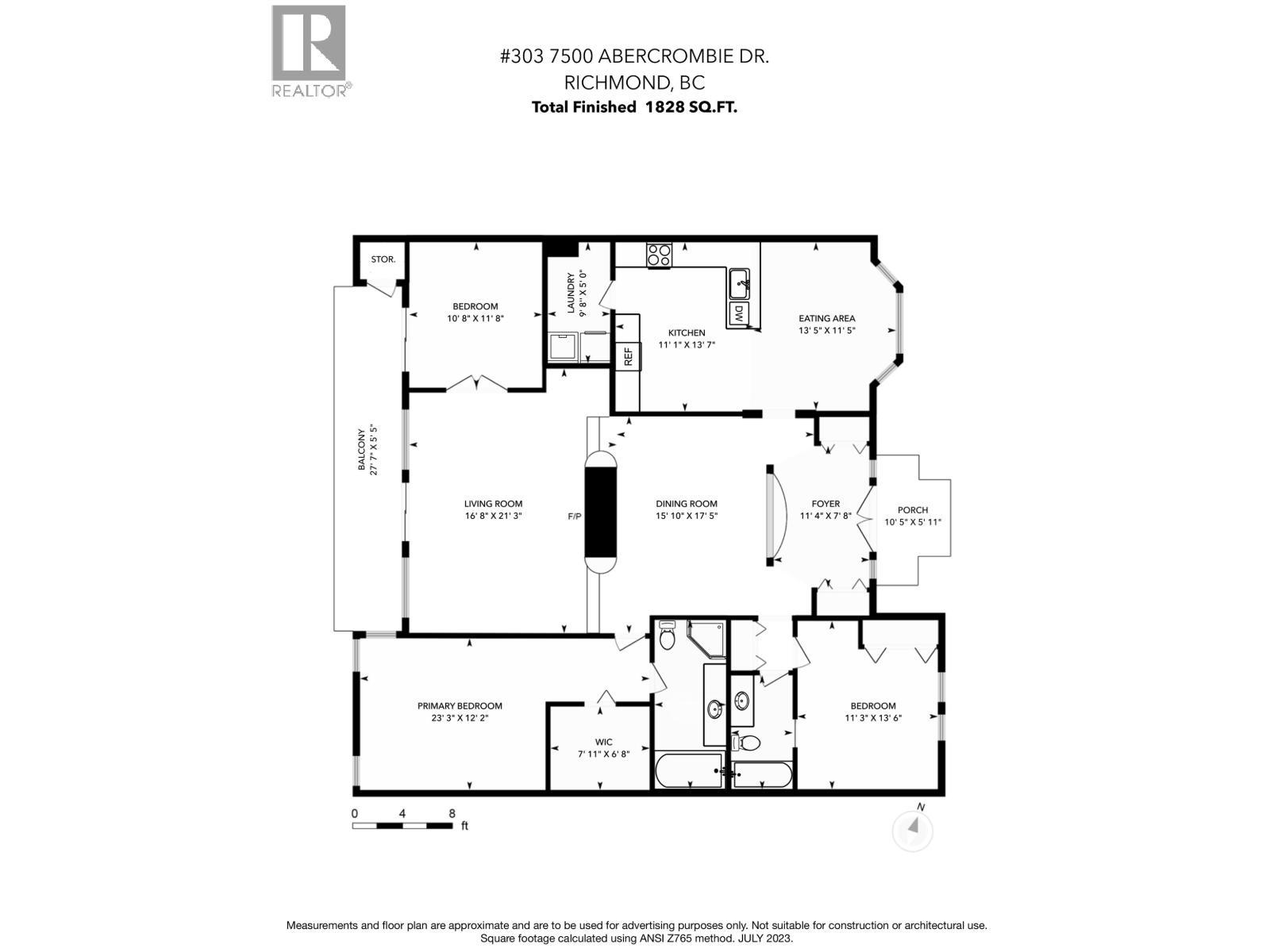 3 Bed, 2 Bath Apartment for Sale in Richmond – 303 7500 ABERCROMBIE DRIVE, Richmond – MLS# R3070336 - Image 40