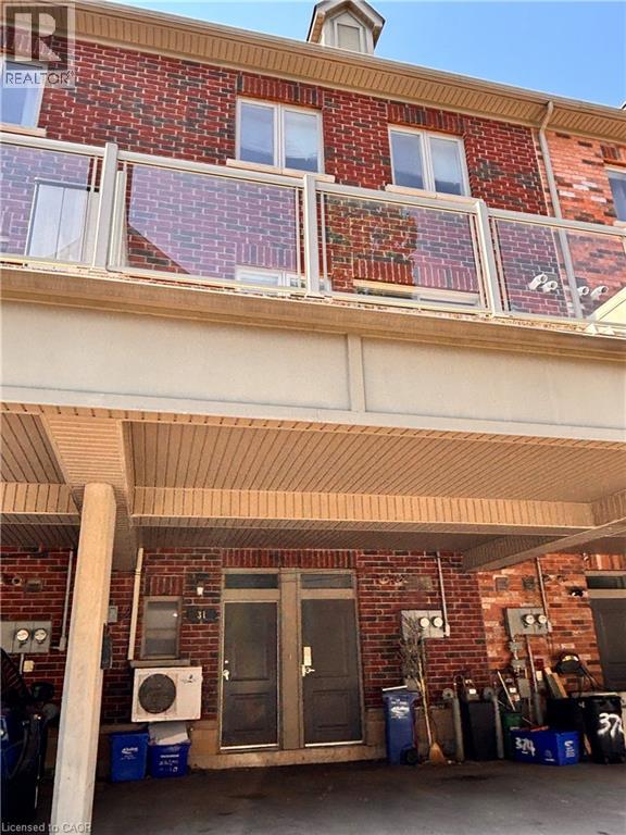 Private patio/balcony above parking area.