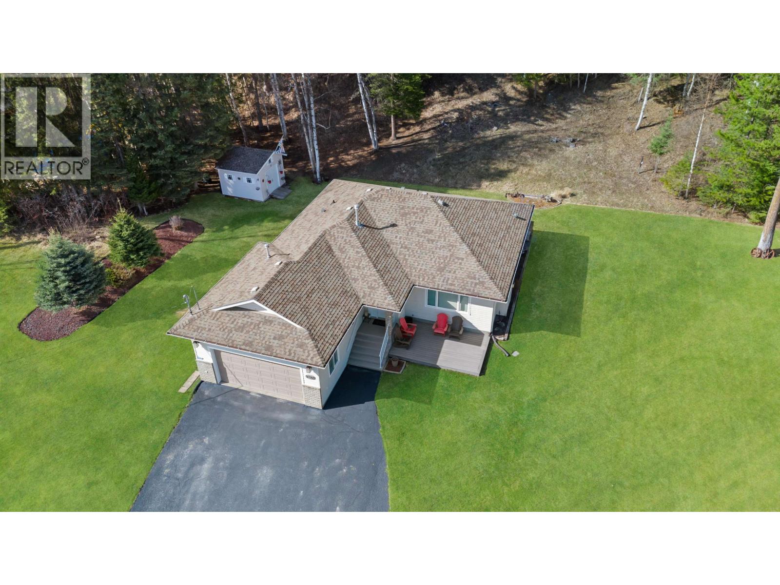 Backyard of 9288 SUMMERSET PLACE · Prince George, BC