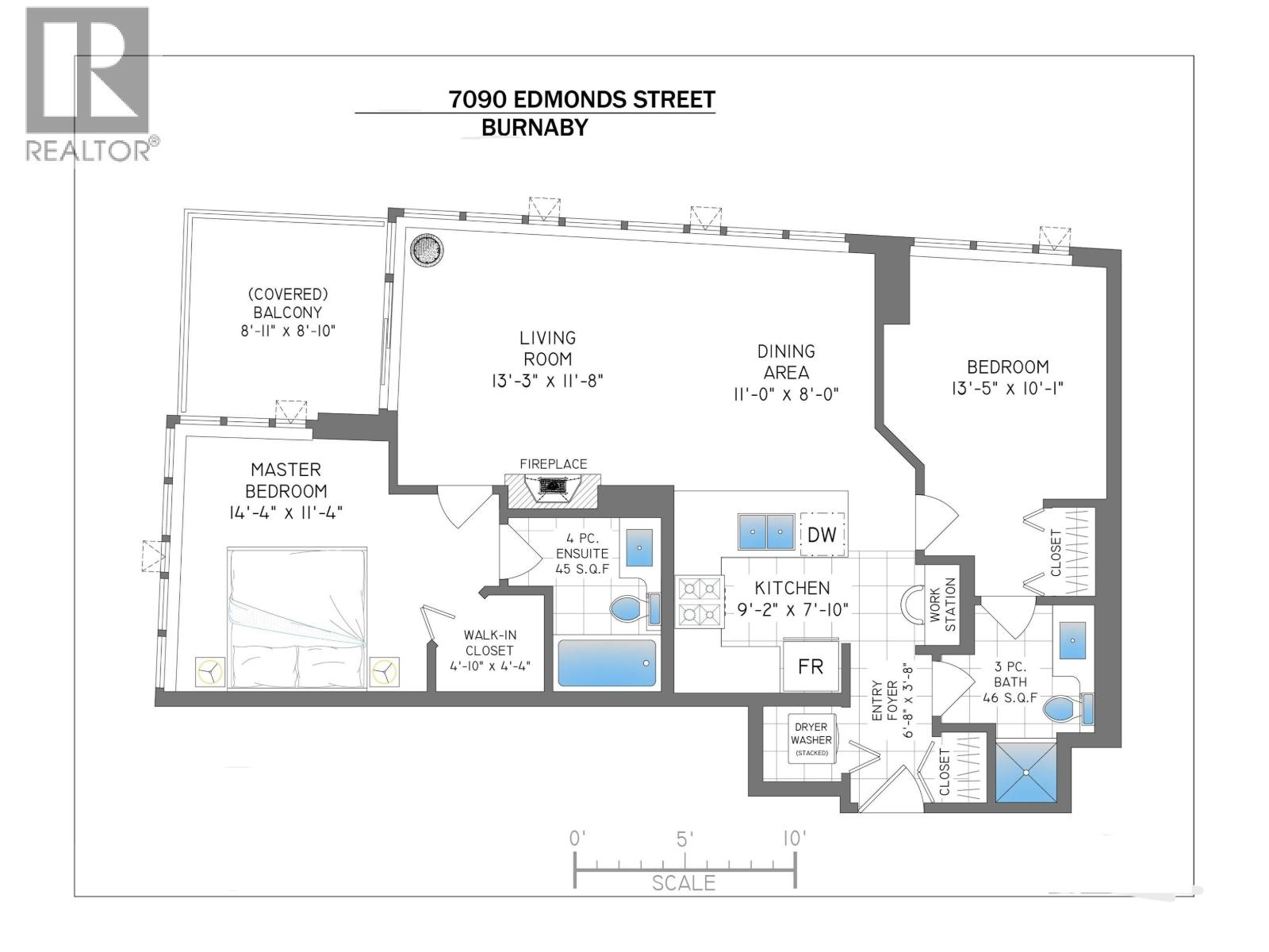 2 Bed, 2 Bath House for Rent in Burnaby – 2102 7090 EDMONDS STREET, Burnaby – MLS# R3147727 - Image 13