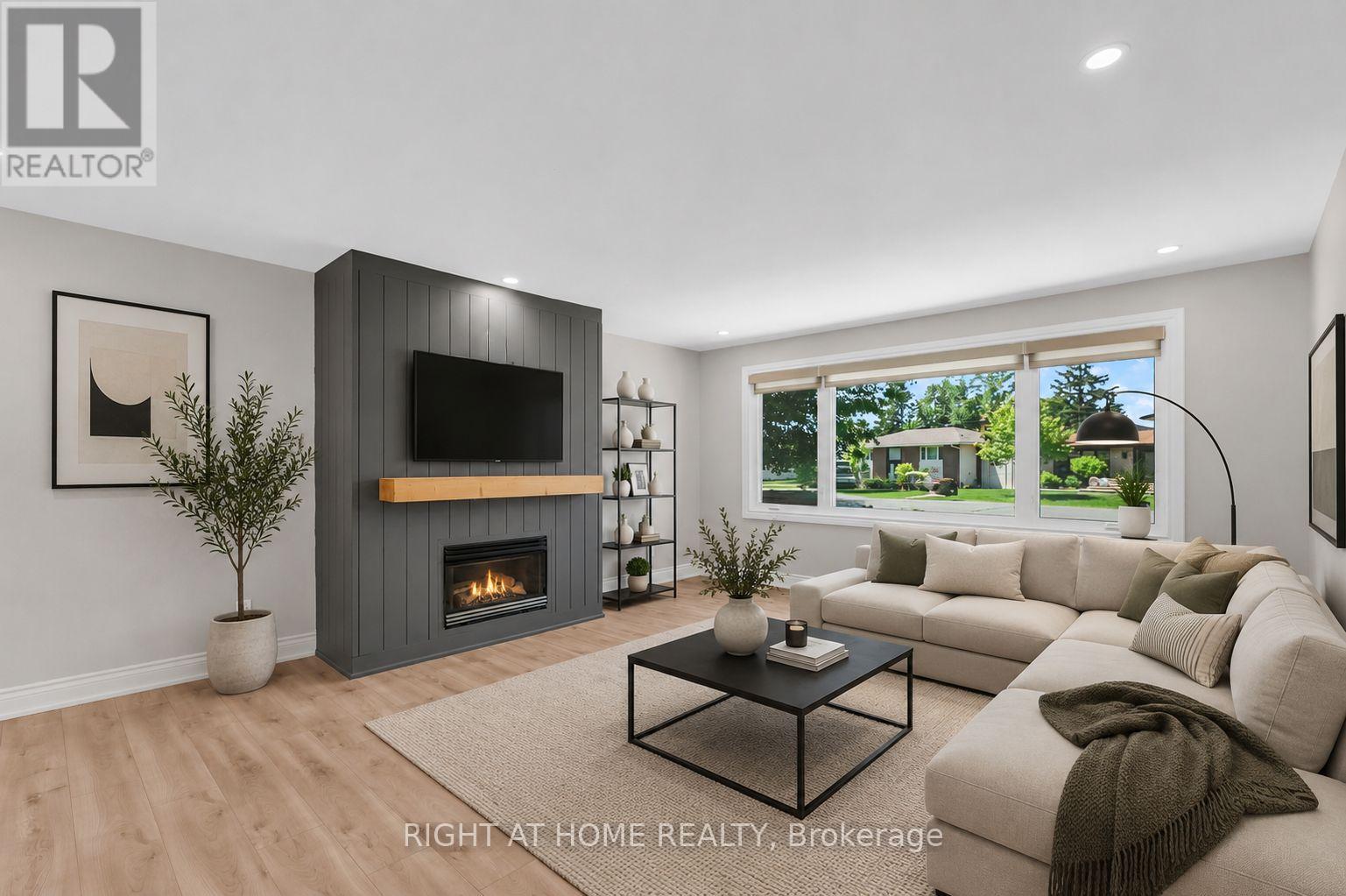 Living Room Virtually Staged