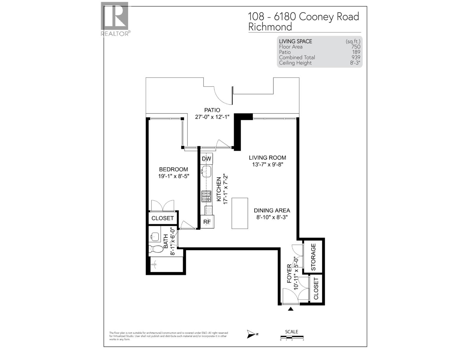 1 Bed, 1 Bath Apartment for Sale in Richmond – 108 6180 COONEY ROAD, Richmond – MLS# R3147779 - Image 50