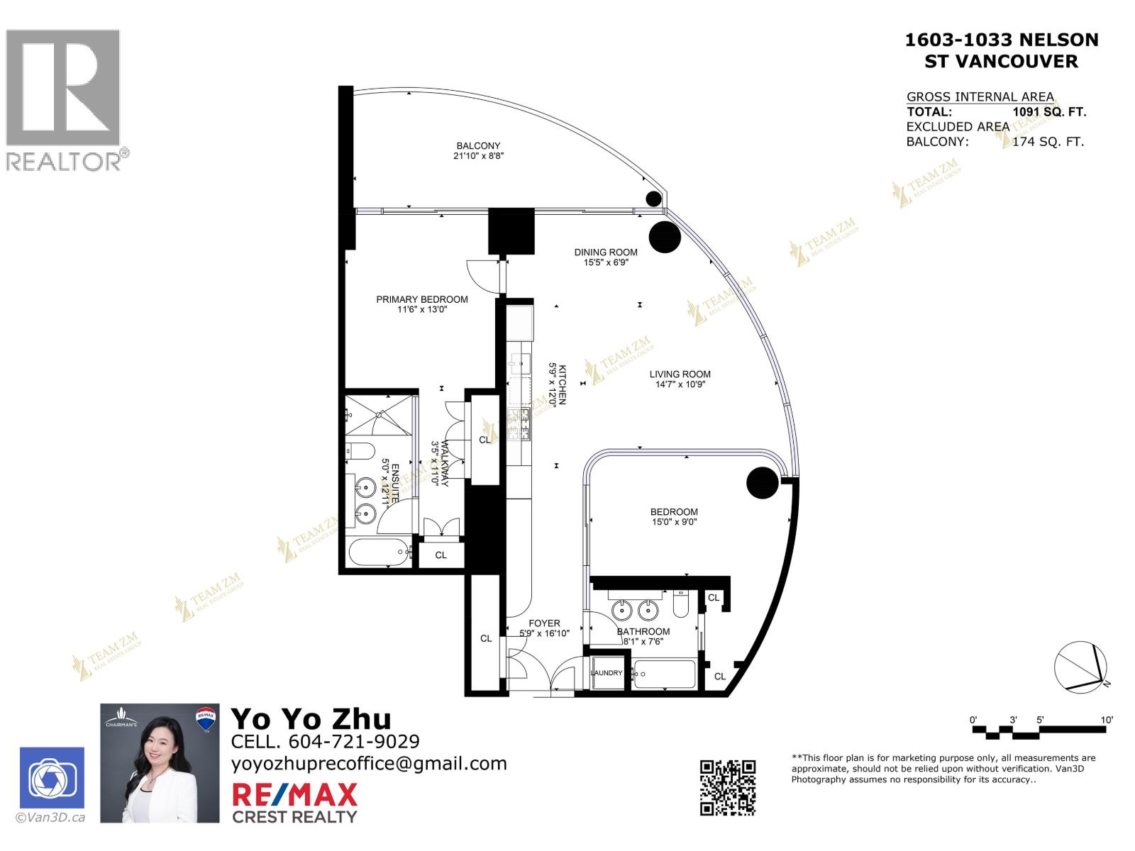 1603 1033 NELSON STREET, Vancouver