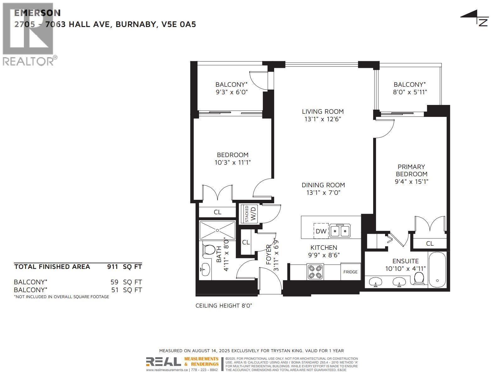 2 Bed, 2 Bath House for Sale in Burnaby – 2705 7063 HALL AVENUE, Burnaby – MLS# R3147995 - Image 25
