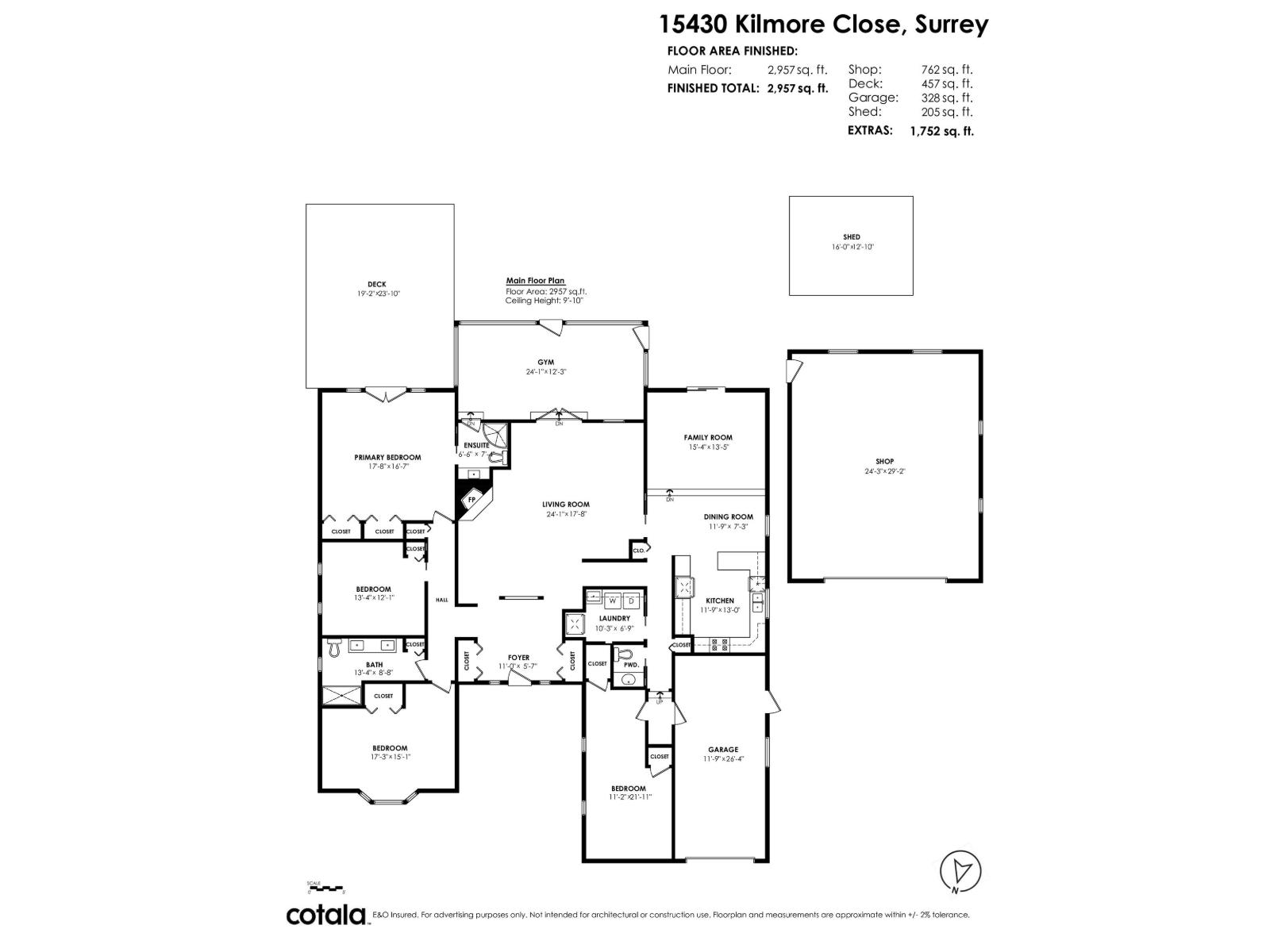 4 Bed, 3 Bath House for Sale in Surrey – 15430 KILMORE CLOSE, Surrey – MLS# R3147815 - Image 79