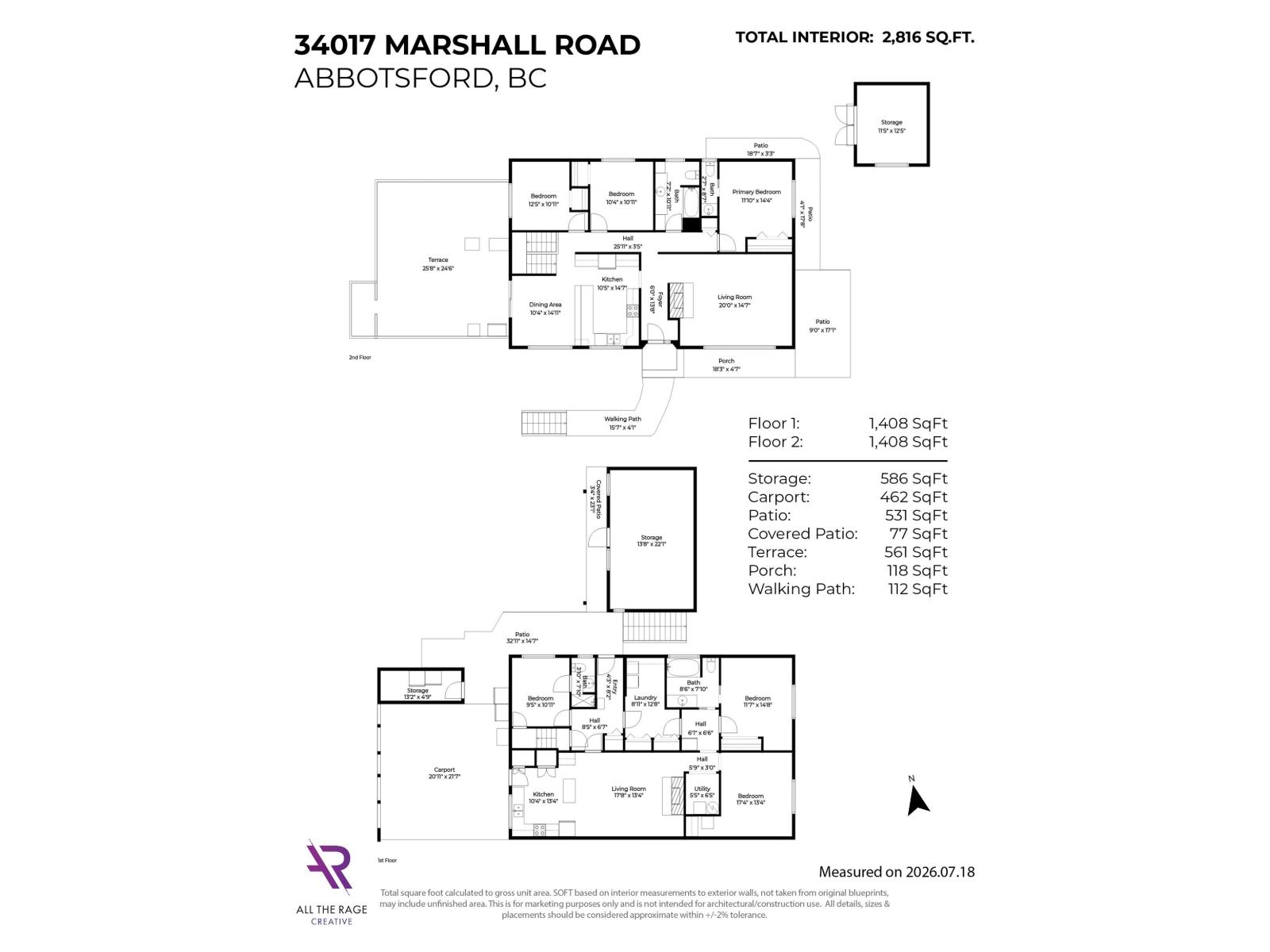 6 Bed, 4 Bath House for Sale in Abbotsford – 34017 MARSHALL ROAD, Abbotsford – MLS# R3147159 - Image 39