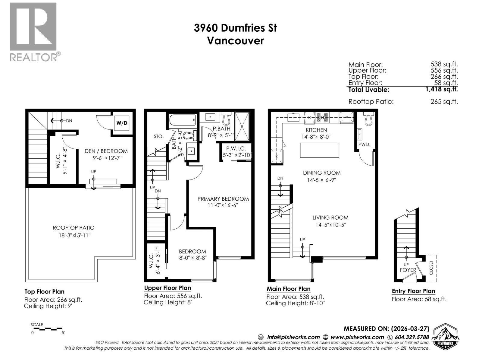 3 Bed, 3 Bath House for Sale in Vancouver – 3960 DUMFRIES STREET, Vancouver – MLS# R3148351 - Image 36