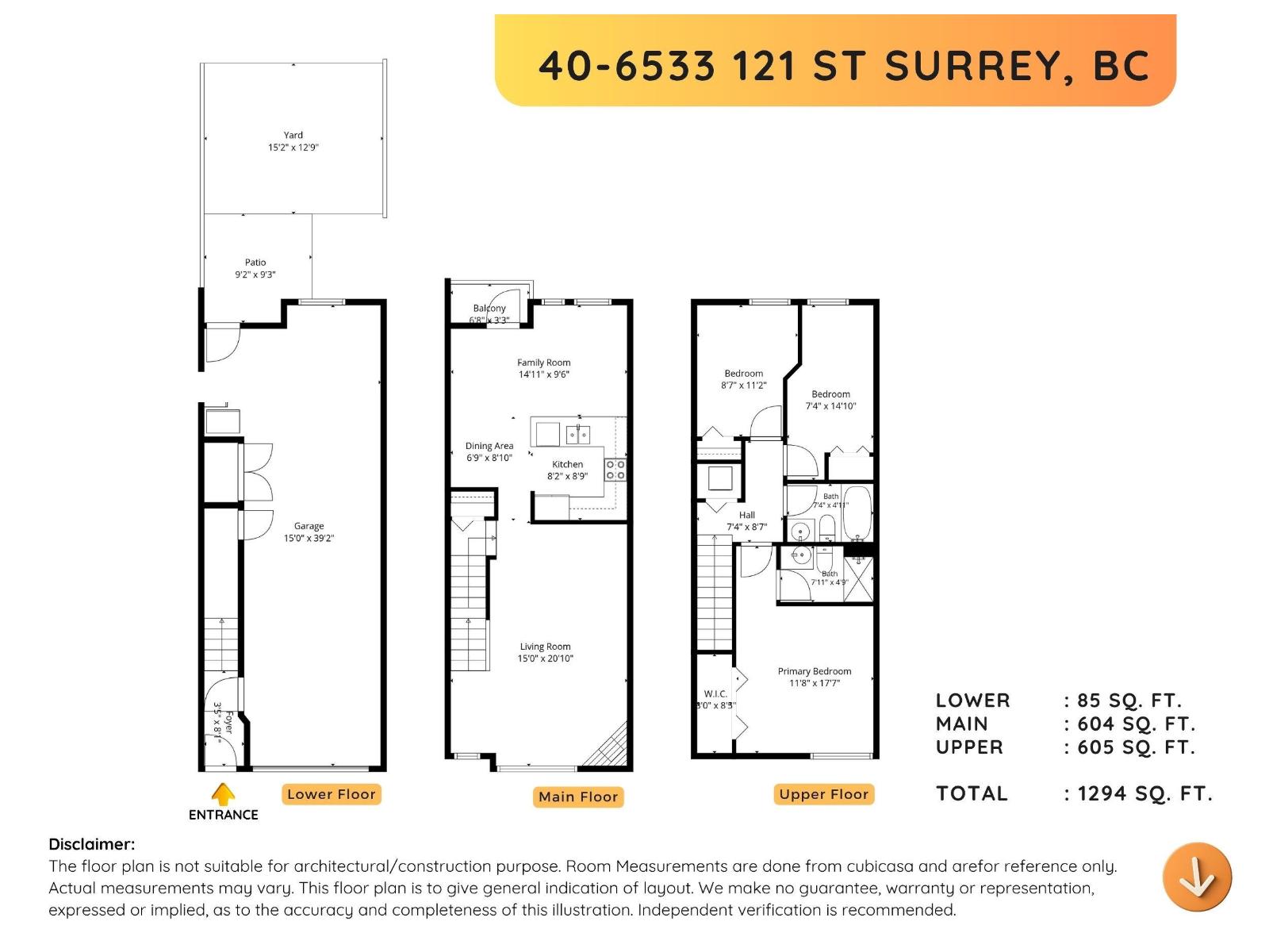 3 Bed, 2 Bath House for Sale in Surrey – 40 6533 121 STREET, Surrey – MLS# R3148014 - Image 24
