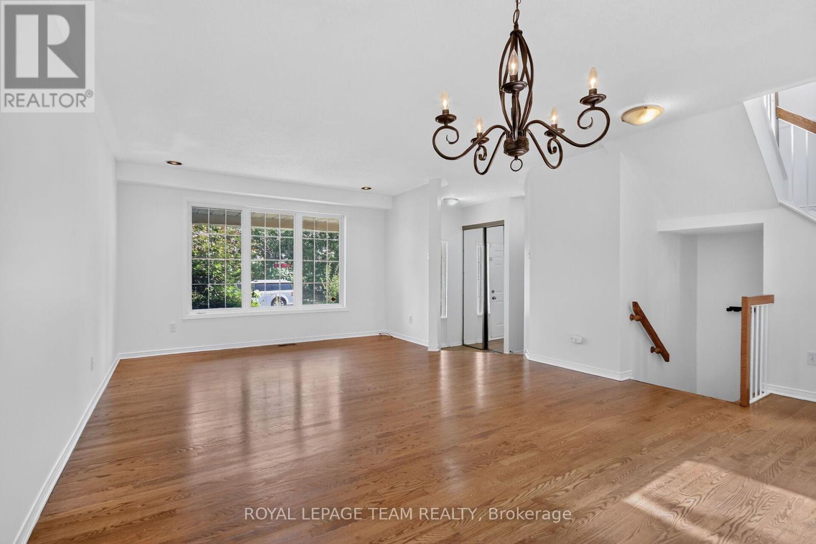 open concept living/dining room area
