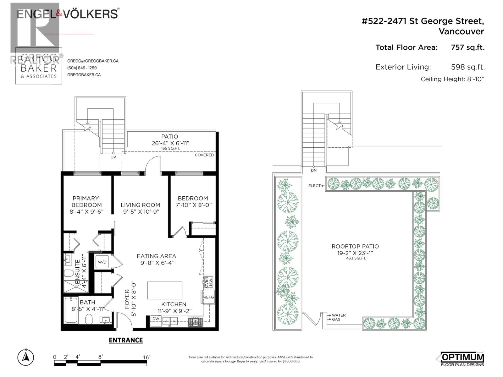 2 Bed, 2 Bath House for Sale in Vancouver – PH522 2471 ST. GEORGE STREET, Vancouver – MLS# R3146386 - Image 35