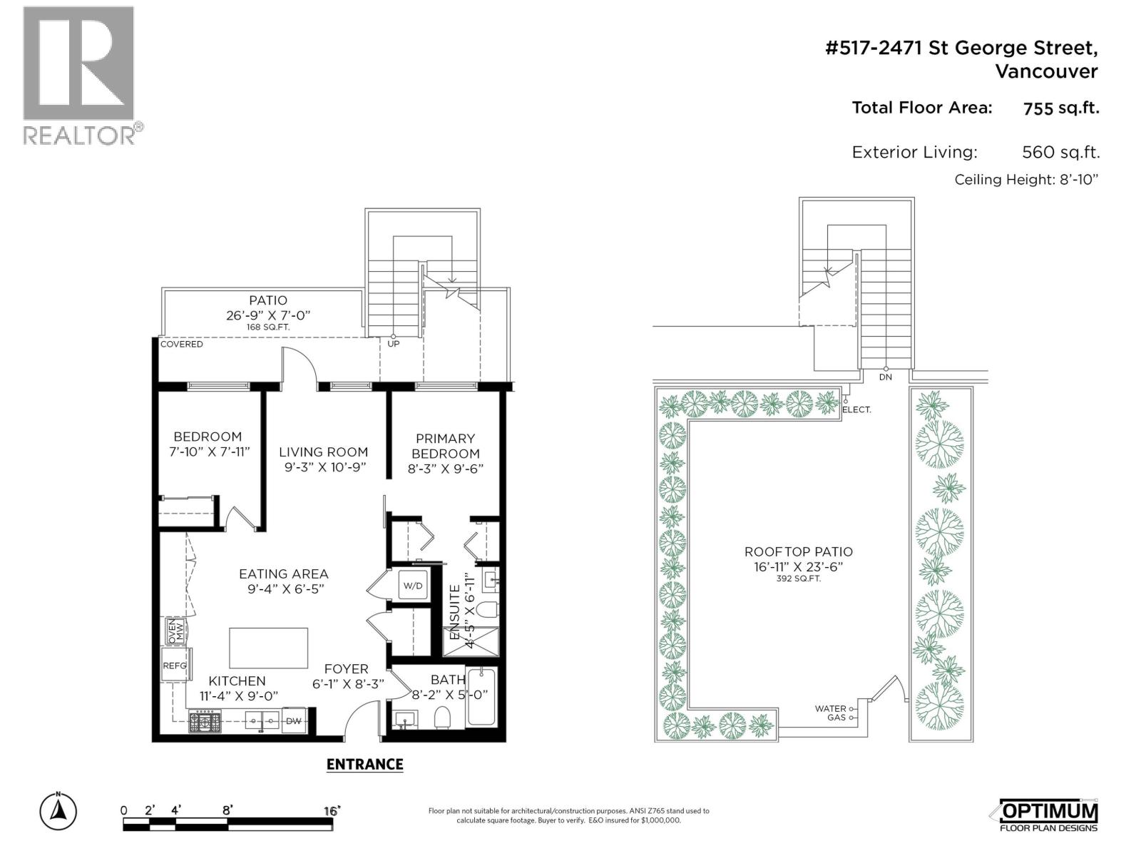 2 Bed, 2 Bath House for Sale in Vancouver – PH517 2471 ST. GEORGE STREET, Vancouver – MLS# R3146390 - Image 35