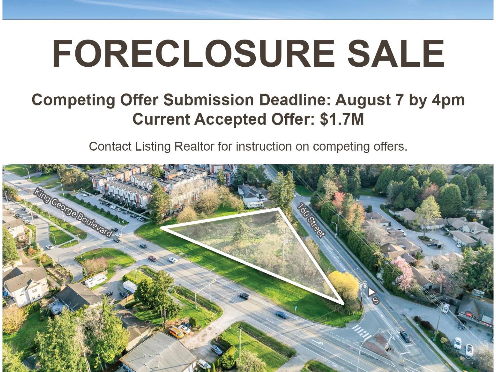 Land for Sale in Surrey – 1704 160 STREET, Surrey – MLS# R3062975
