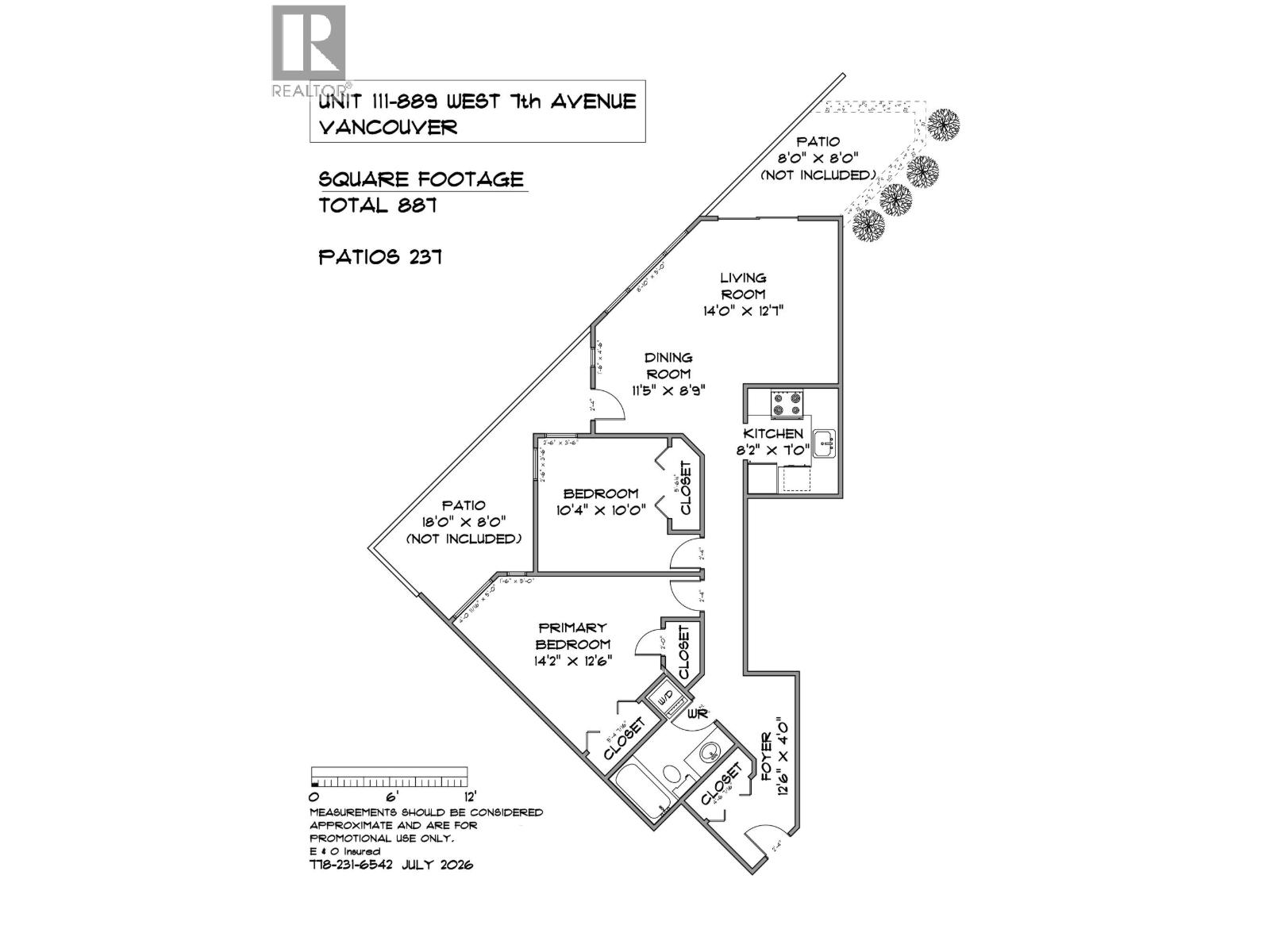 2 Bed, 1 Bath Apartment for Sale in Vancouver – 111 889 W 7TH AVENUE, Vancouver – MLS# R3148876 - Image 22