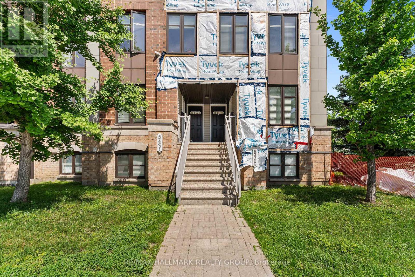 Common Element damage repair underway.