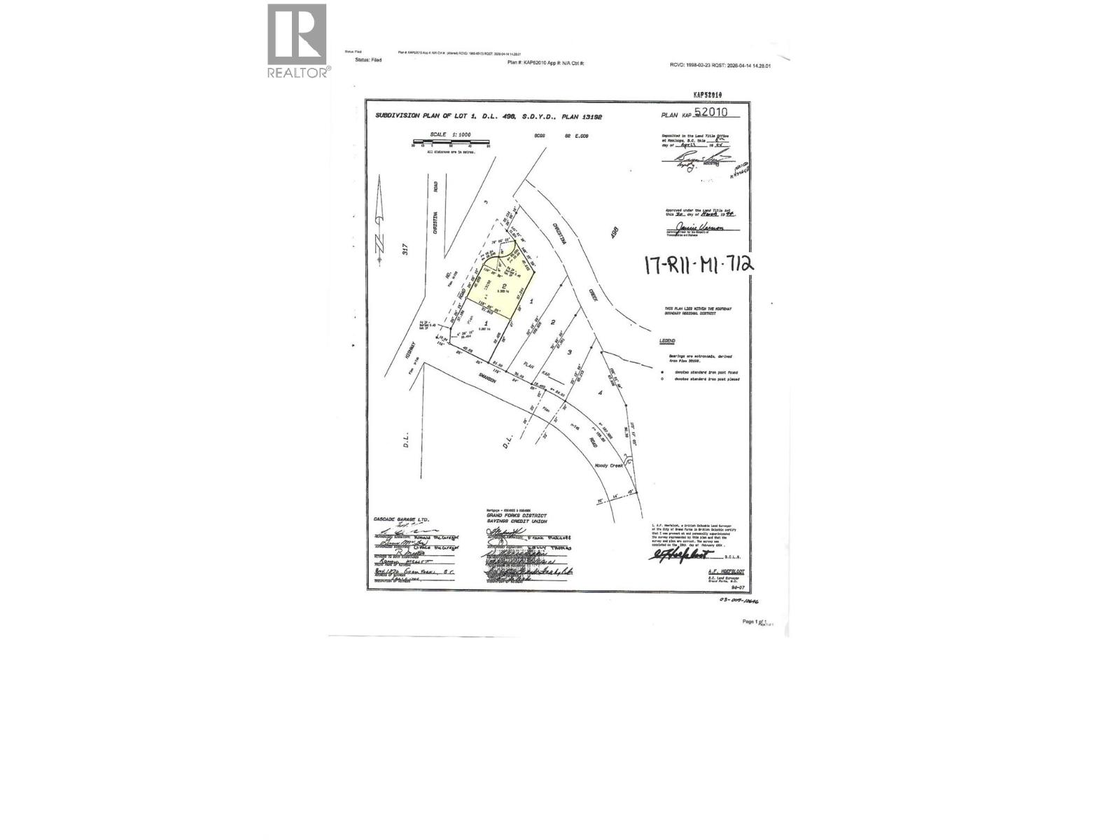 1600 McGregor Frontage Road, Christina Lake