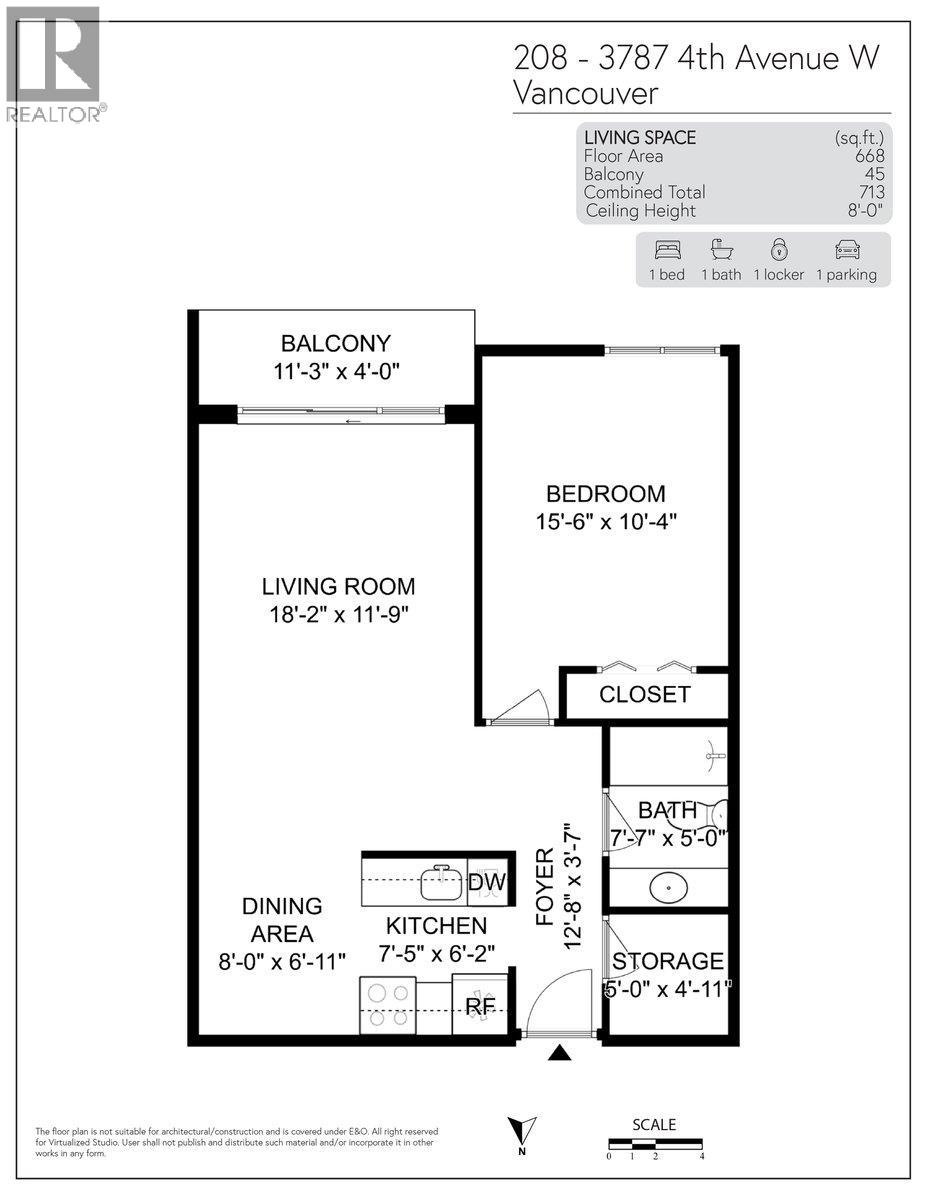1 Bed, 1 Bath Apartment for Sale in Vancouver – 208 3787 W 4TH AVENUE, Vancouver – MLS# R3149045 - Image 22