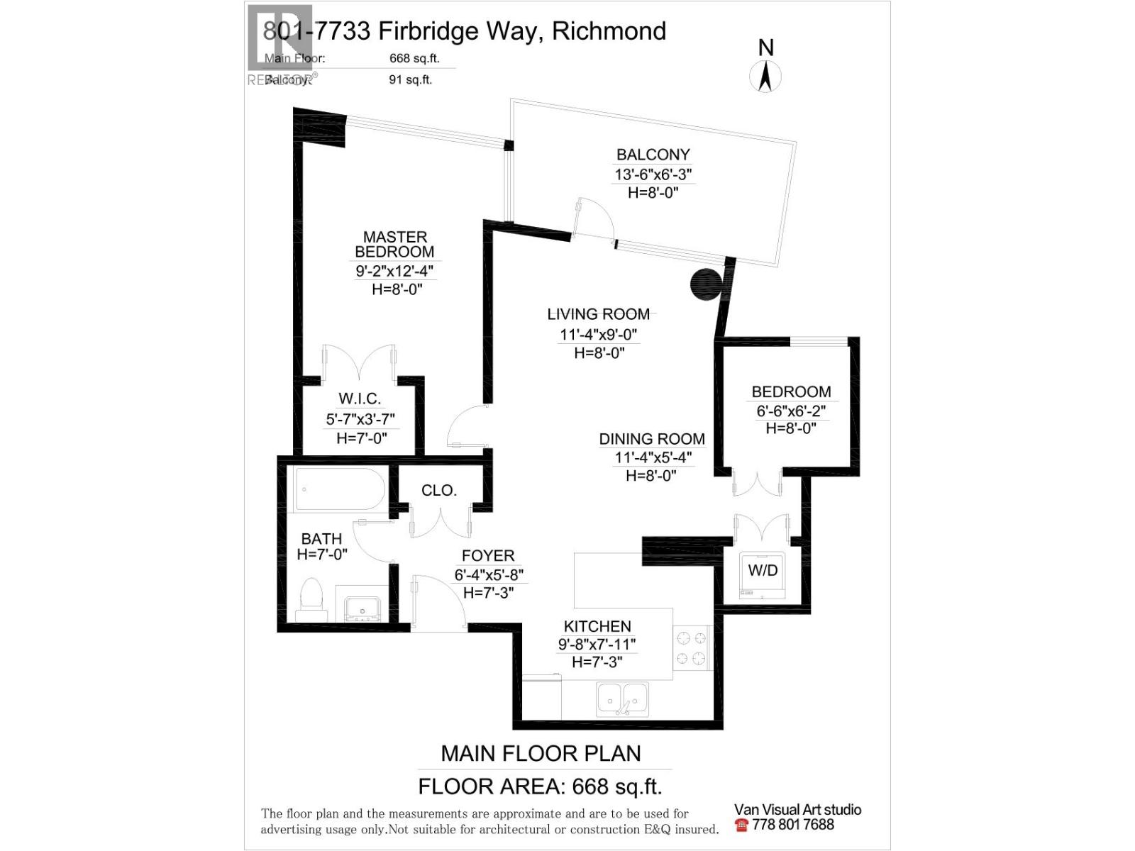 2 Bed, 1 Bath Apartment for Sale in Richmond – 801 7733 FIRBRIDGE WAY, Richmond – MLS# R3148986 - Image 23
