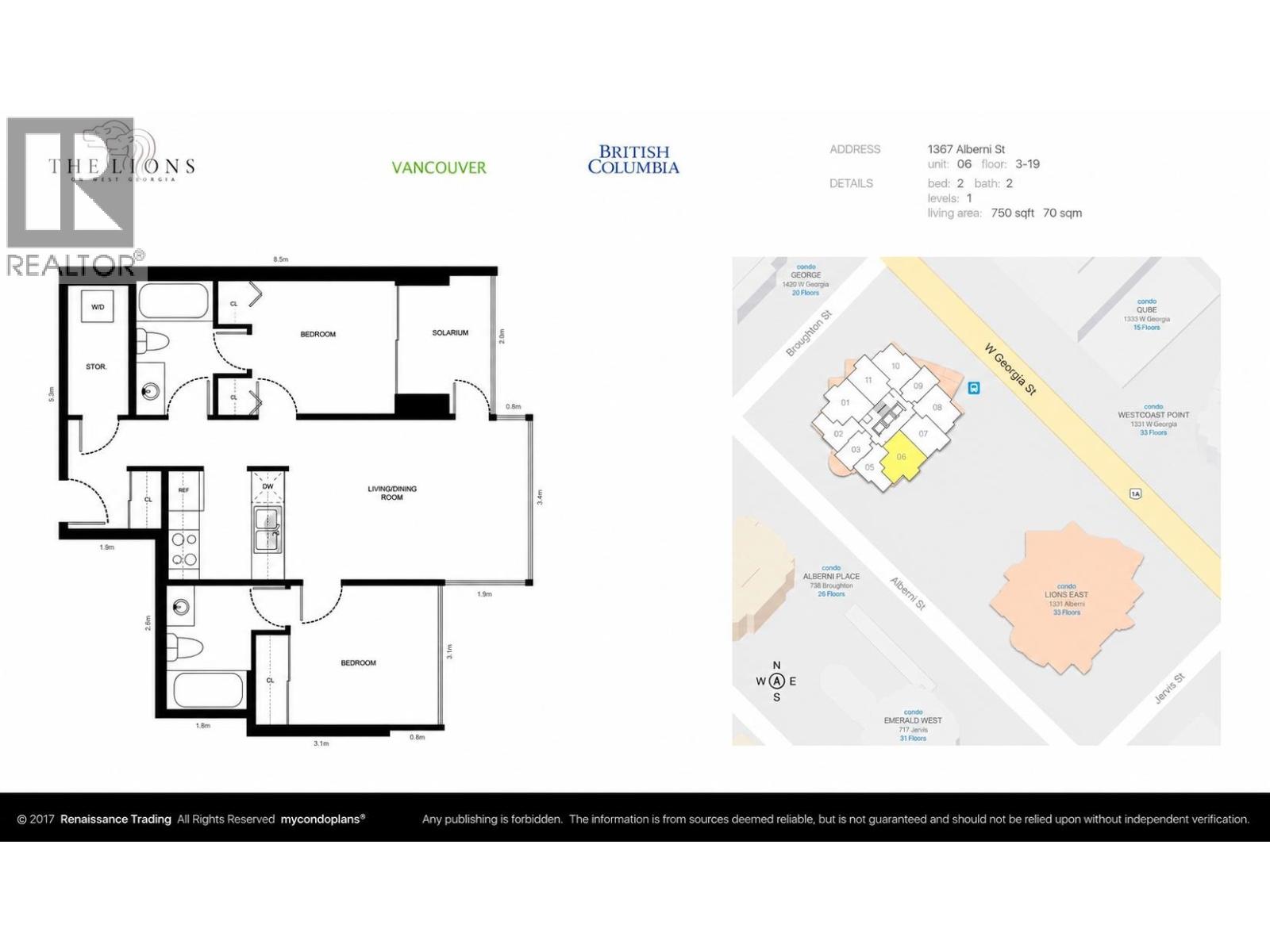 2 Bed, 2 Bath House for Rent in Vancouver – 1106 1367 ALBERNI STREET, Vancouver – MLS# R3137131 - Image 11