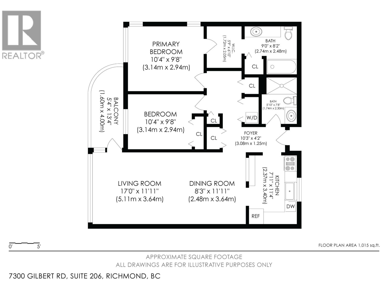 2 Bed, 2 Bath Apartment for Sale in Richmond – 206 7300 GILBERT ROAD, Richmond – MLS# R3149053 - Image 29